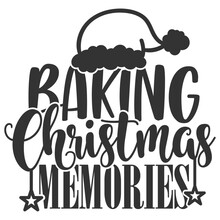 Baking Christmas Memories - Christmas Baking Illustration