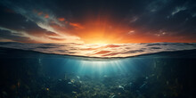  Under The Sea, Sun Rays On The Water Surface
Sun-Kissed Depths: Exploring The Ocean's Beauty
