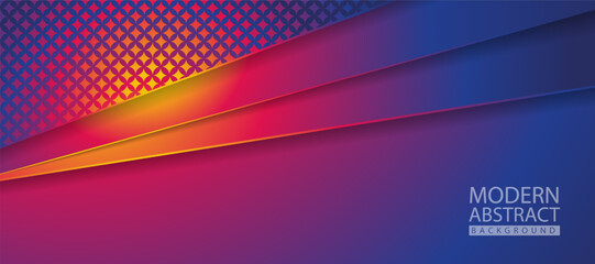 Poster - Modern abstract background with lines shape and shadow effect
