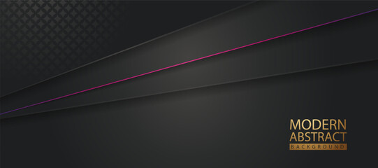 Poster - Modern abstract background with lines shape and shadow effect