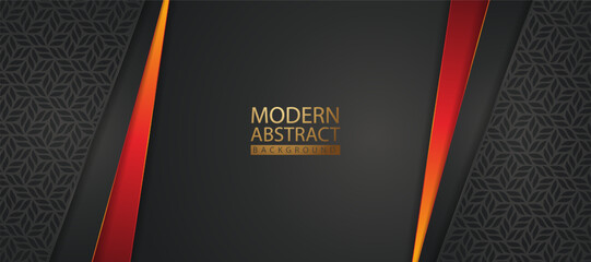 Poster - Modern abstract background with lines shape and shadow effect