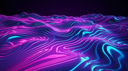 Fototapete - Abstract background with purple blue gradient wave
