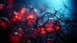Glowing Web in the Dark: Luminous Threads Weaving Mystery