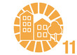 The Global Goals Sustainability Development 11 Eleven Sustainable Cities Communities Orange