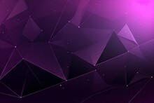 Abstract Purple Triangles Background