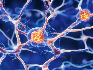 3D illustration of Neuron and Neuron