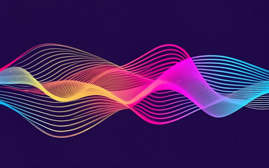 Fototapete - Modern Abstract Background High Tech illustration  