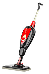 Poster - steam mop cleaner, 3d rendering isolated on transparent background