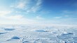 Frozen Tundra Landscape Under a Clear Sky