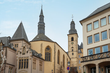 Canvas Print - St. Michael Church - Luxembourg City, Luxembourg