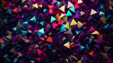 Colorful And Abstract Triangular Themed Background 3
