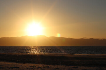 Wall Mural - Lindo Por do Sol no Mar de Florianópolis