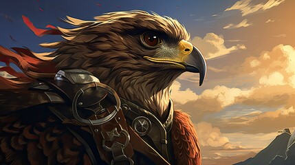 Wall Mural - A poster for the game falcon