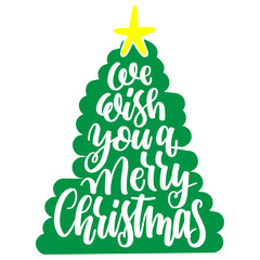 We Wish You A Merry Christmas - Christmas Illustration