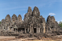 The Bayon Temple In Angkor Wat