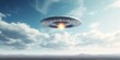 The anomalous flight of a UFO caught in motion