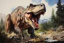 Tyrannosaurus Rex Dinosaur 3d