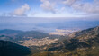 Breathtaking view over Oludeniz and Fethiye from the top of Mount Babadag Turkey