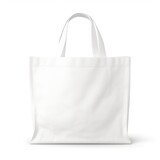 Fototapeta  - Eco friendly mock up of fabric tote cotton bag. Reduce reuse recycle, plastic free concept