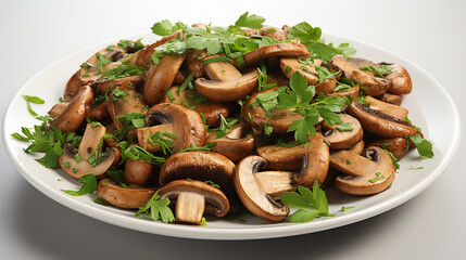 Canvas Print - mushrooms in a bowl, attractive, engaging, HD wallpaper, background Photo