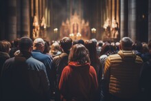 Spiritual Unity As Believers Gather In Prayer, Generative AI
