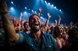 © fadi - crowd of people dancing at concert