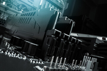 RAM Random Access Memory Modules Close Up