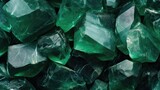 Fototapeta Konie - Close-Up Green Rock Crystal Stone Texture. Stunning Background Details