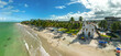 © Sérgio Rocha - Imagem panorâmica da Praia da Igreja Velha de São Pedro, localizada em Tamandaré, no belo estado de Pernambuco, Brasil