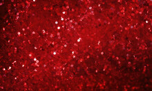 Vibrant Red Glitter Texture.