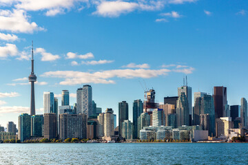 Wall Mural - Toronto skyline in a sunny day