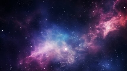 Wall Mural - Beautiful Nebula in the night sky wallpaper background	
