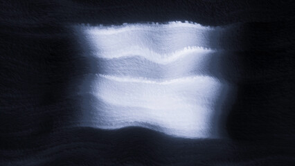 Poster - Background with moving glowing spot of energy. Motion. Glowing spot of energy moving on black background. Plasma energy spot glows and moves