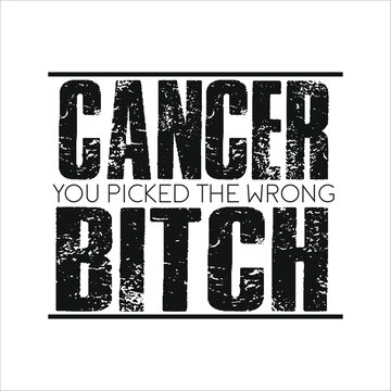 Stylish , fashionable  and awesome Breast Cancer typography art and illustrator