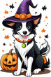 Spooky Paws Halloween Dog Illustrations for Kids and Adults. vector art of a popular pet funny dogs