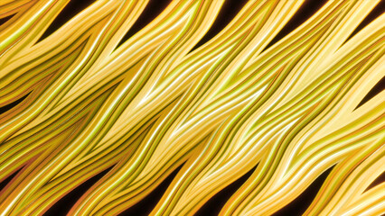Poster - Beautiful background of colorful zigzag stripes. Motion. Wavy lines move in iridescent flow pattern. Zigzag waves of lines in beautiful stream