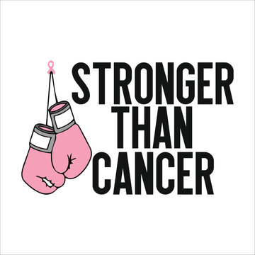 Stylish , fashionable  and awesome Breast Cancer typography art and illustrator