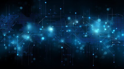 data science, internet, cloud networking, server architecture, artificial intelligence futuristic blue color abstract technology background