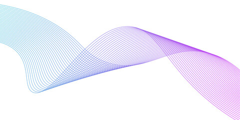 Wall Mural - Abstract colorfull wave element for design. Digital frequency track equalizer. Stylized line art background.. Modern technology background, wave design. Vector illustration,