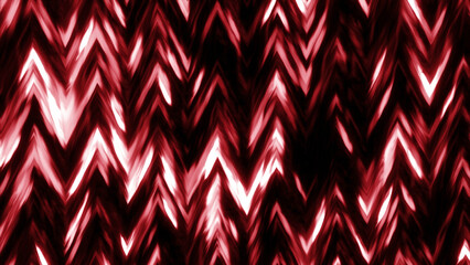 Poster - Moving background with zigzags lines in stream. Motion. Wavy streams of lines moving in zigzag pattern. Animation of moving wavy lines on black background