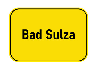 Sticker - Town entrance sign Bad Sulza