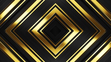 Poster - Golden abstract background for winner card template concept. Shiny motion texture for holiday design. Glamour and luxury style video pattern. Seamless loop.
