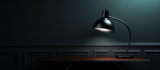 Sticker - Background of a modern black lamp