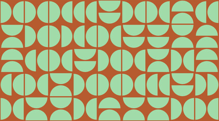 Poster - Geometry minimalistic bauhaus pattern. Vector abstract contemporary multicolored trendy texture