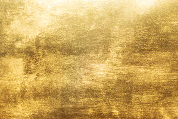 Wall Mural - Gold abstract background or texture and gradients shadow horizontal shape