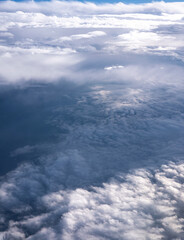 Wall Mural - Clouds of different shapes in the sky
