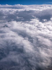 Wall Mural - Clouds of different shapes in the sky