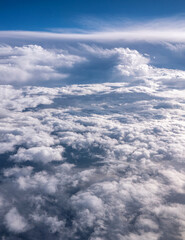Wall Mural - Clouds of different shapes in the sky