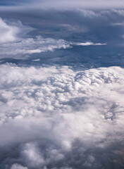 Wall Mural - Clouds of different shapes in the sky