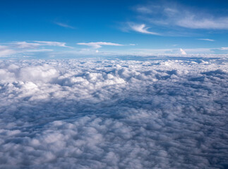 Wall Mural - Clouds of different shapes in the sky